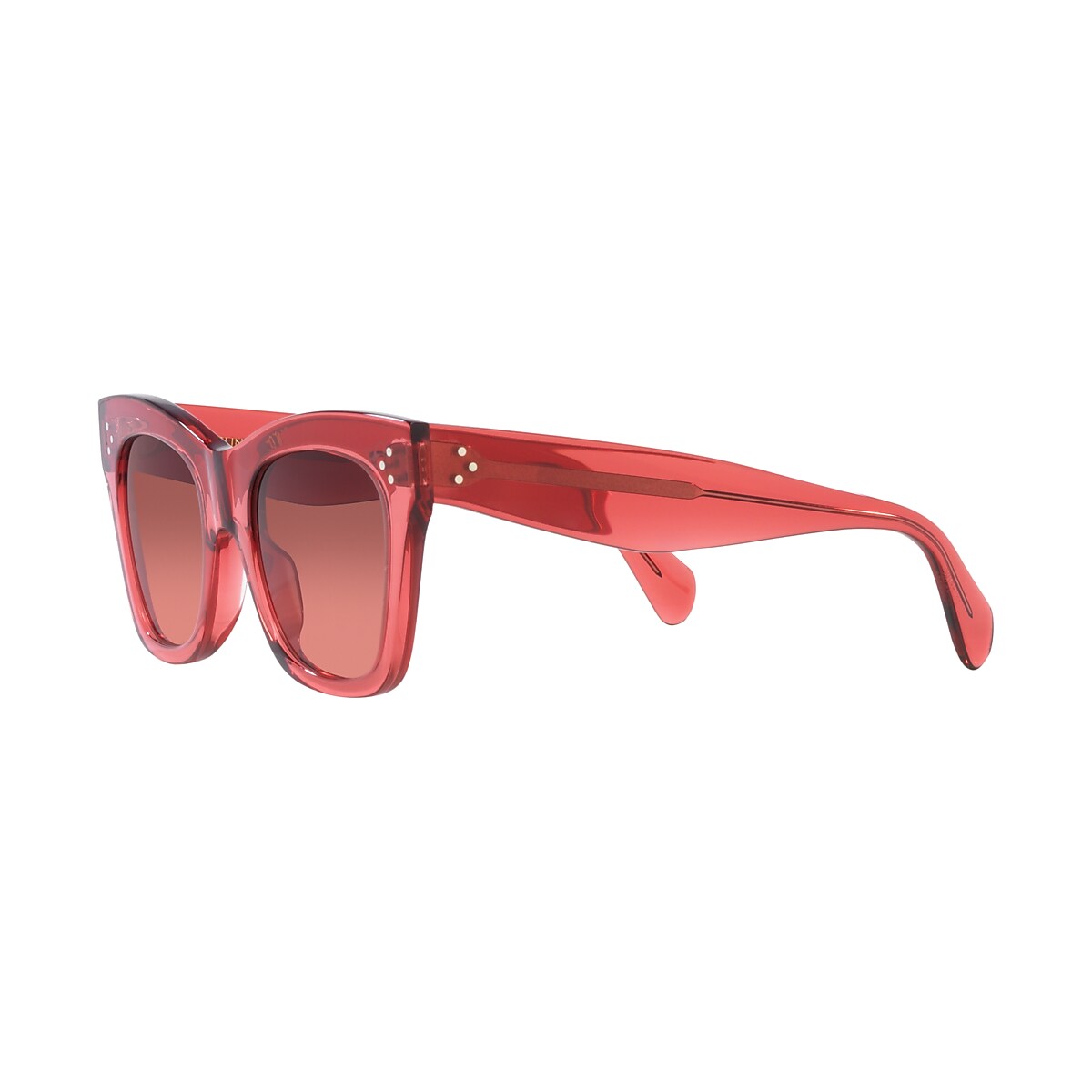 Occhiali da sole in combinazione bicolore, ART2174, rosso-rosa --48%