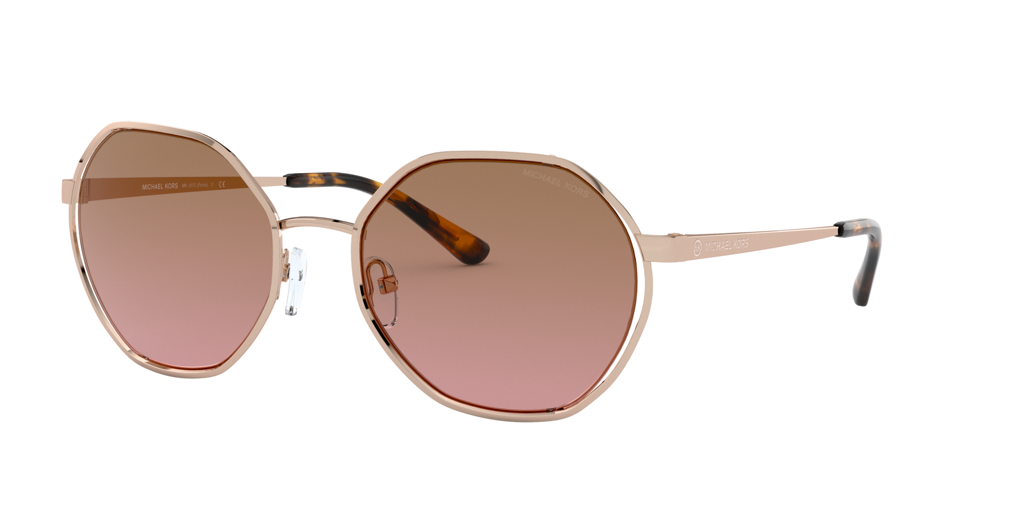 Michael Kors MK1072 PORTO Oro e Marrone - Occhiali da Sole 725125164917 |  Salmoiraghi e Viganò