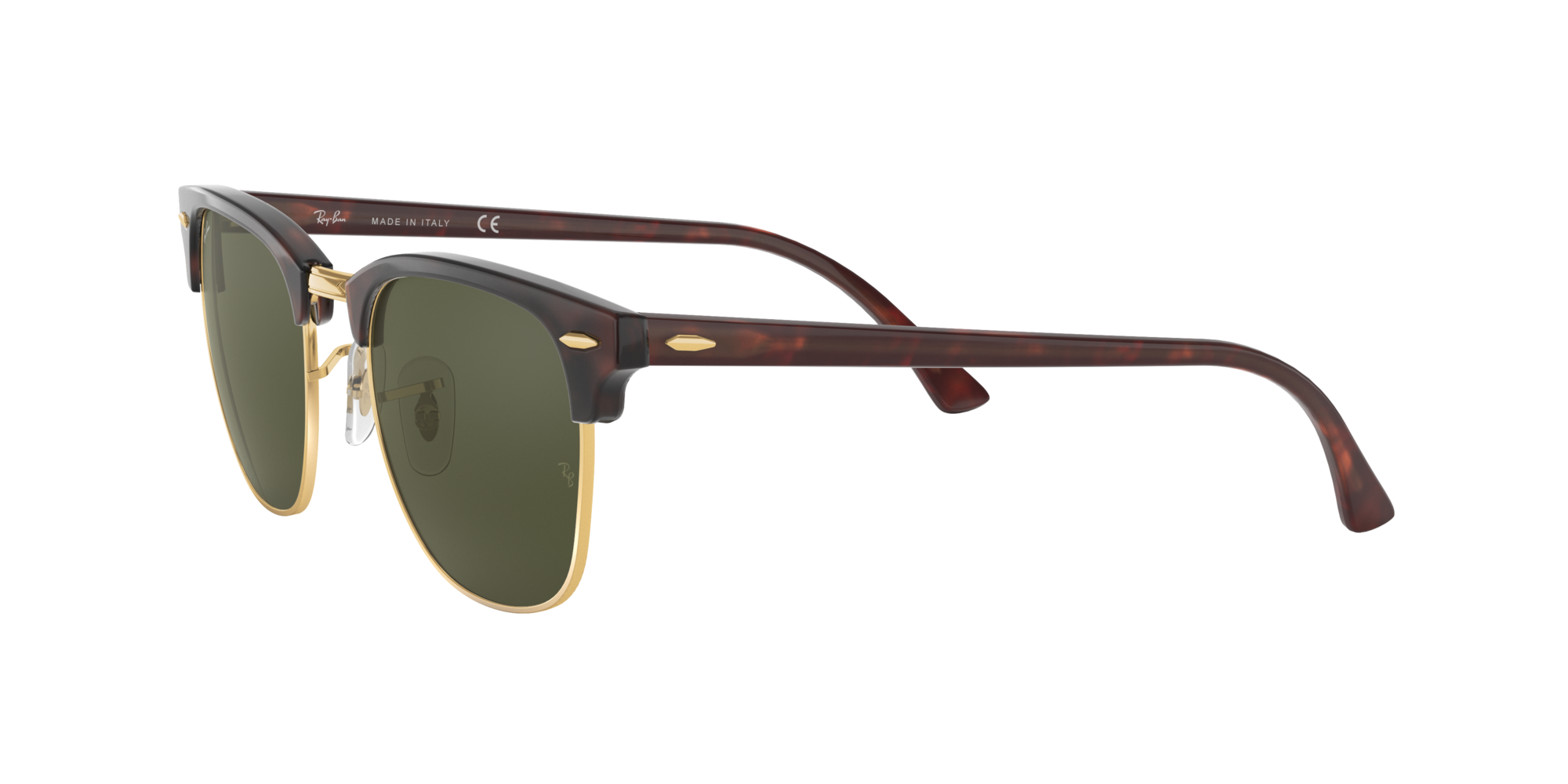 Ray-Ban RB3016 CLUBMASTER CLASSIC Tartarugato e Verde - Occhiali da Sole  805289653660 | Salmoiraghi e Viganò