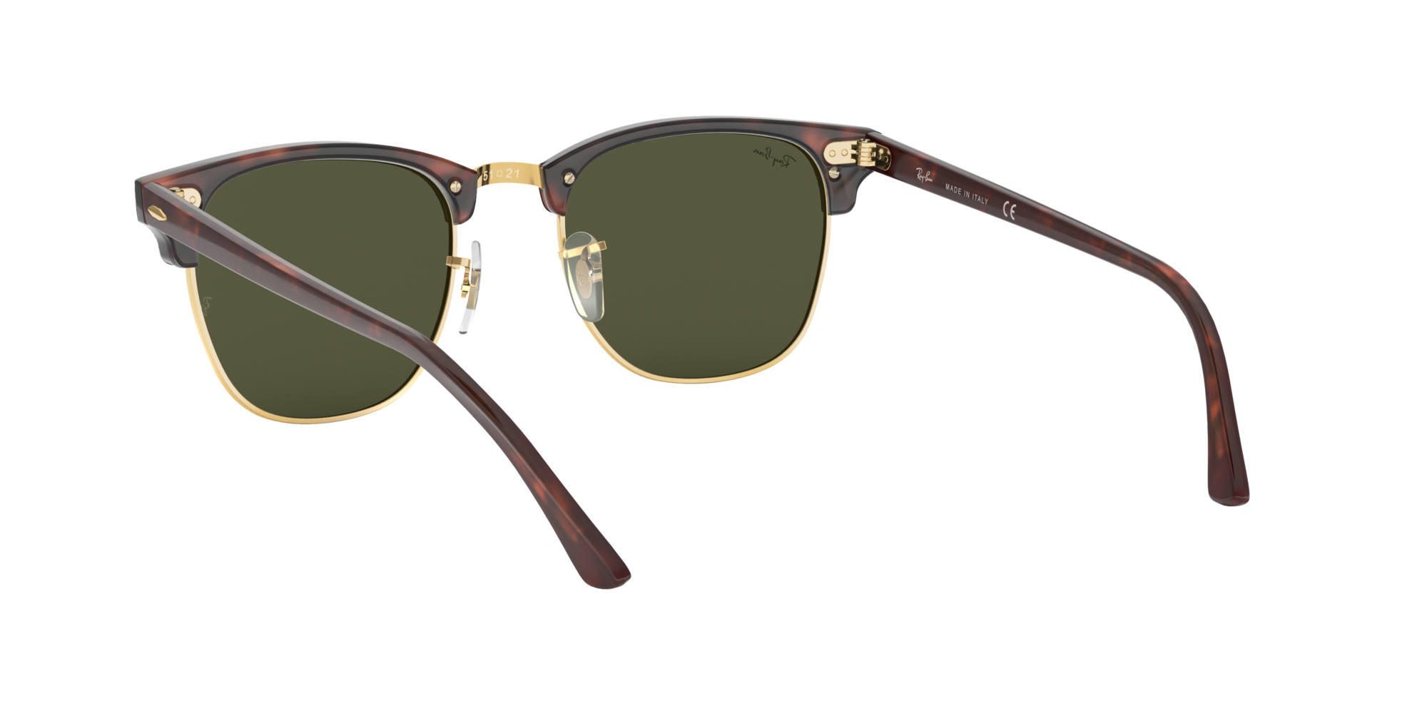 Ray-Ban RB3016 CLUBMASTER CLASSIC Tartarugato e Verde - Occhiali da Sole  805289653660 | Salmoiraghi e Viganò