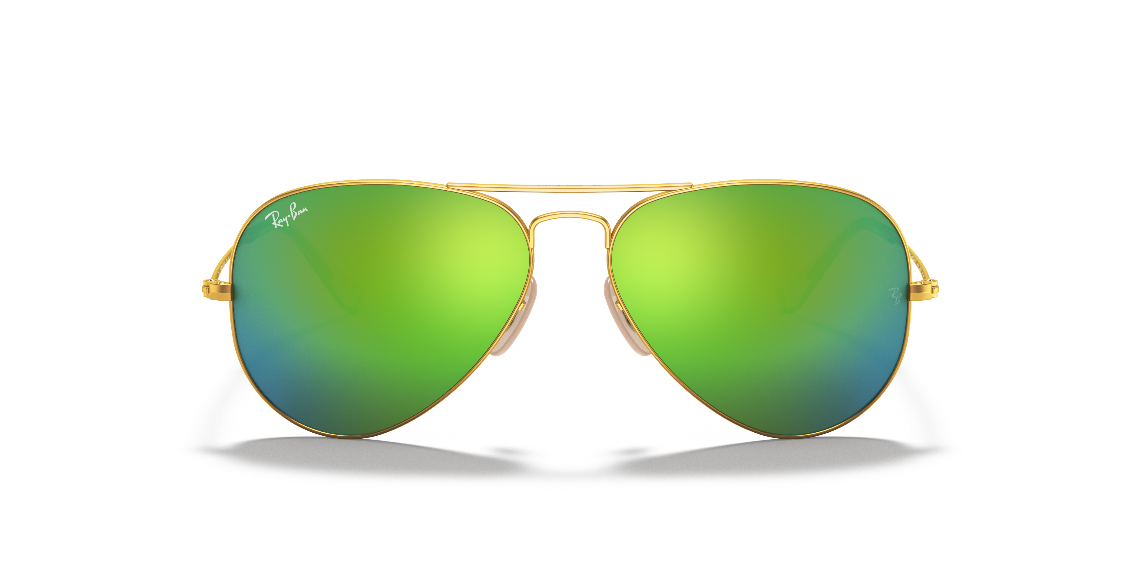 Ray-Ban RB3025 AVIATOR FLASH LENSES Oro e Verde - Occhiali da Sole  8053672000542 | Salmoiraghi e Viganò