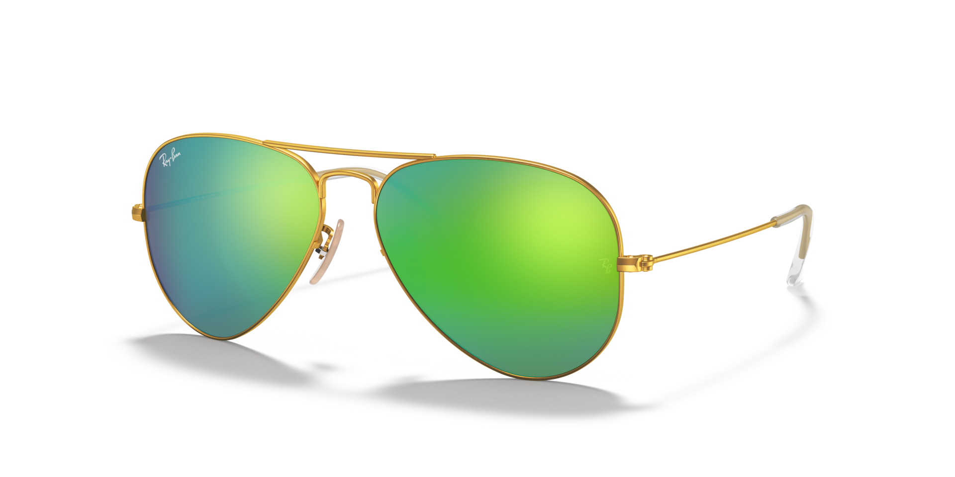 Ray-Ban RB3025 AVIATOR FLASH LENSES Oro e Verde - Occhiali da Sole  8053672000542 | Salmoiraghi e Viganò