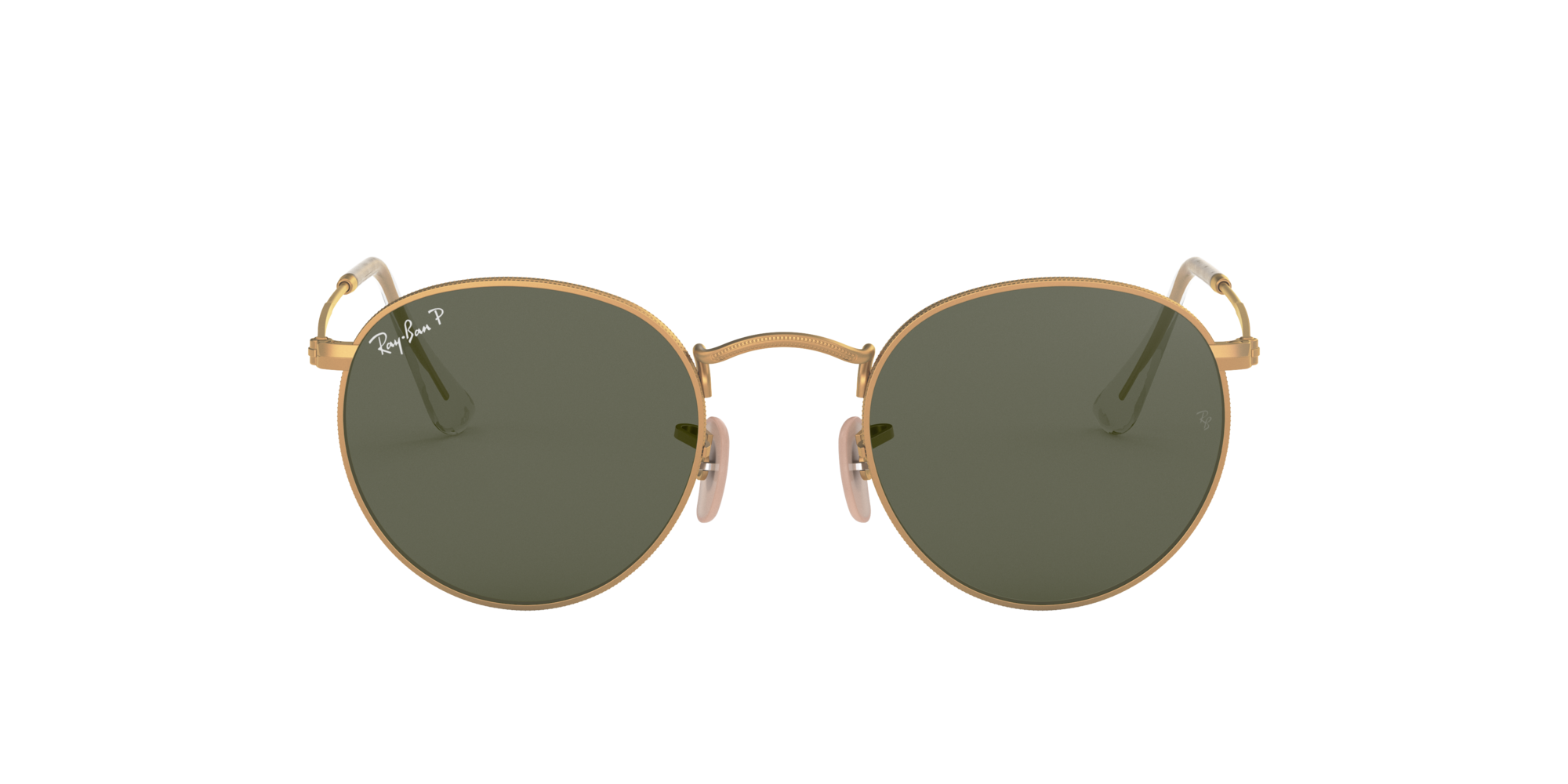 Ray-Ban RB3447 ROUND METAL Oro e Verde - Occhiali da Sole 805289439899 |  Salmoiraghi e Viganò