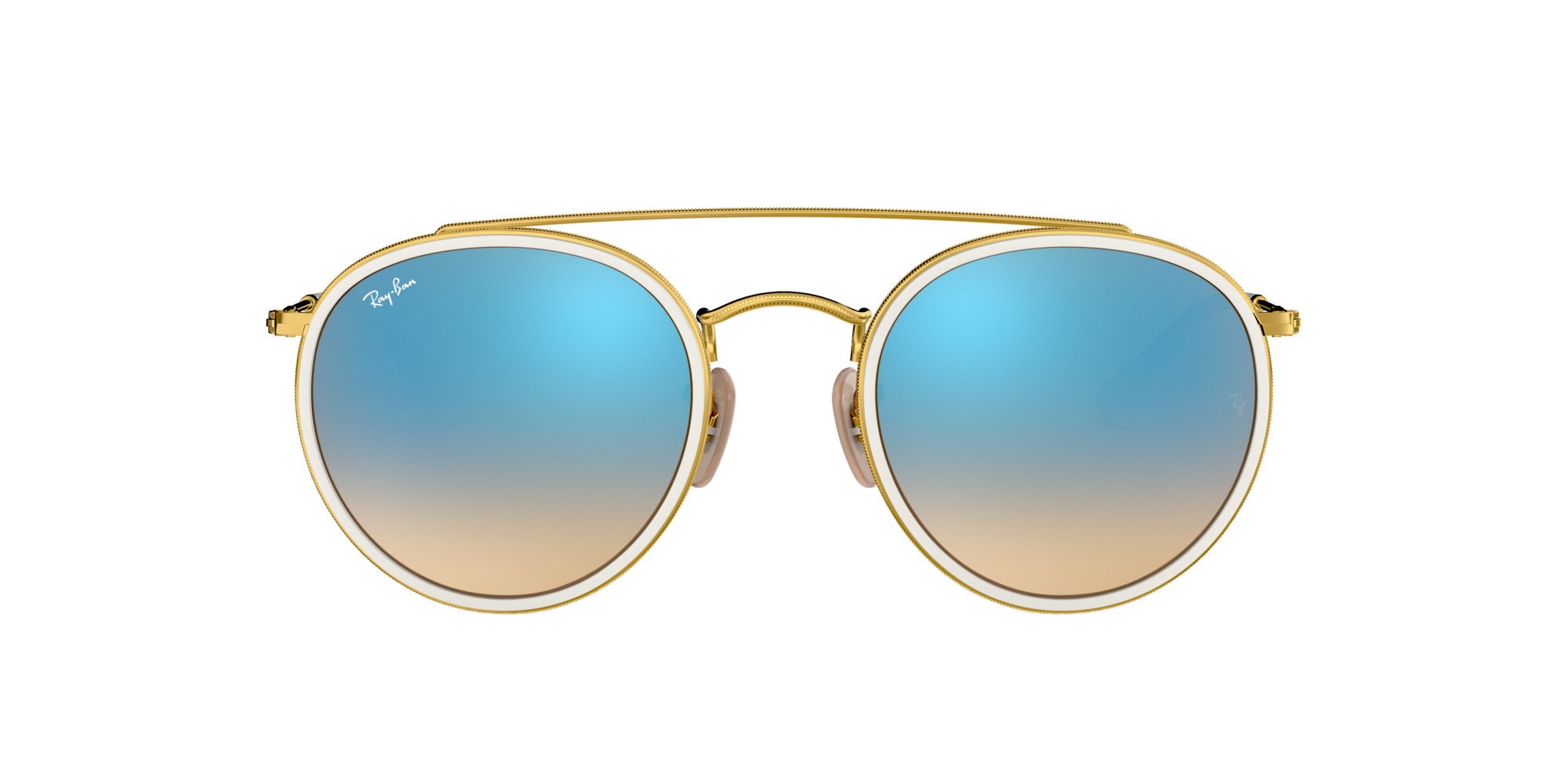 occhiali ray ban round double bridge