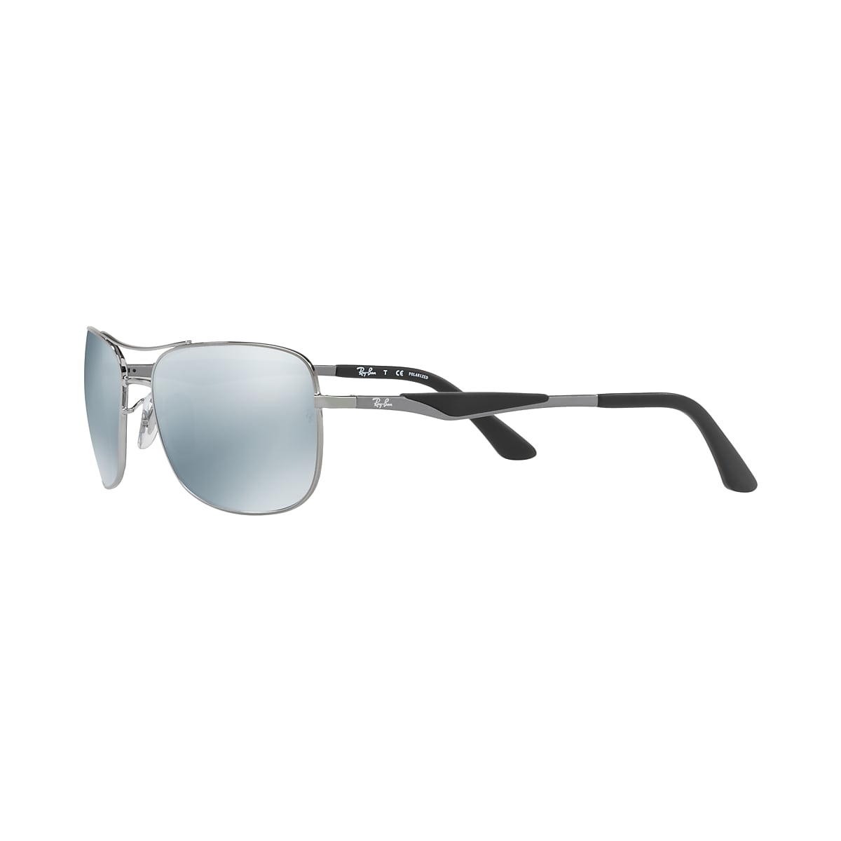 Ray-Ban RB3515 Grigio e Argento Occhiali da Sole 8053672743418