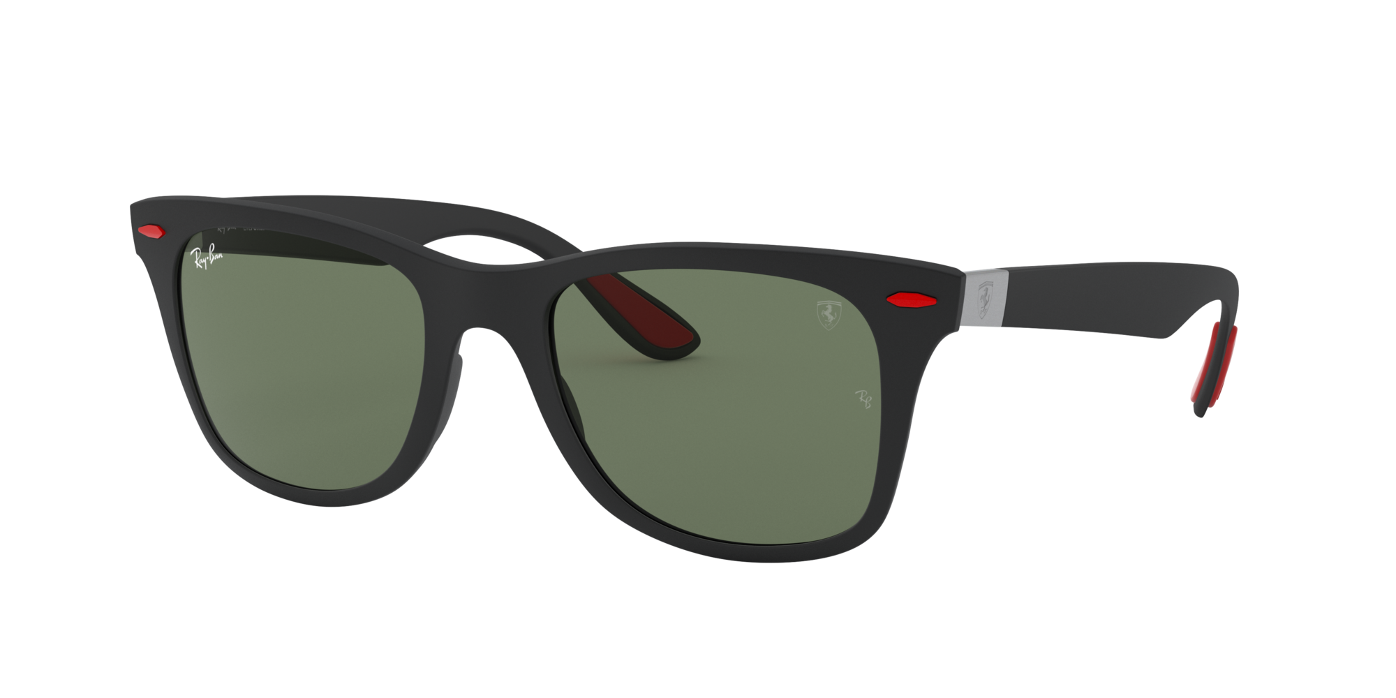 Ray-Ban RB4195M SCUDERIA FERRARI COLLECTION Nero e Verde - Occhiali da Sole  8053672819755 | Salmoiraghi e Viganò
