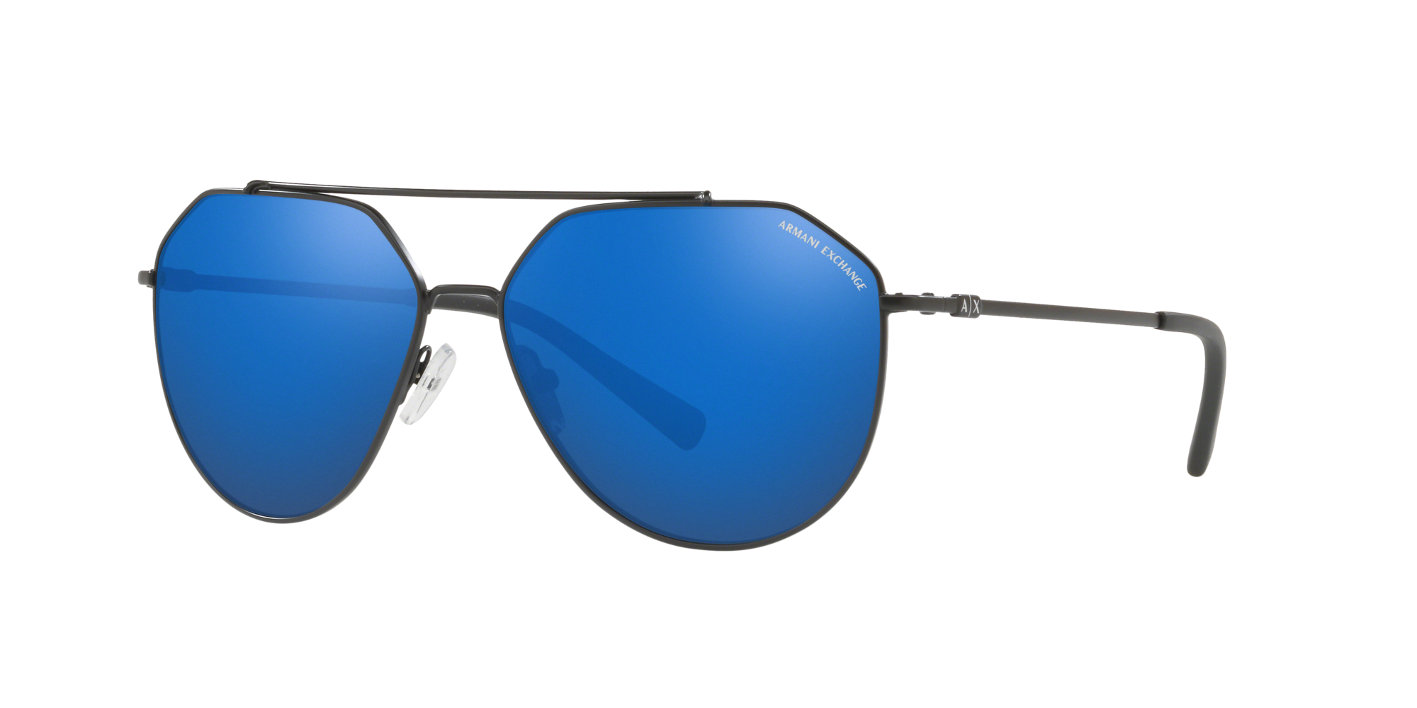 Armani Exchange AX2023S Nero e Blu - Occhiali da Sole 8053672866834 |  Salmoiraghi e Viganò