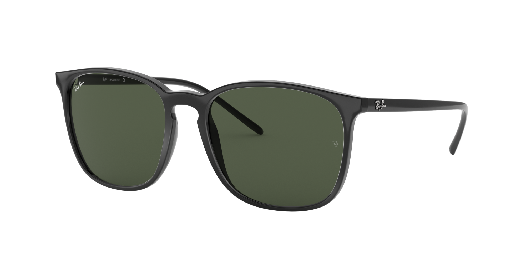 Ray-Ban RB4387 Nero e Verde - Occhiali da Sole 8053672986587 | Salmoiraghi  e Viganò