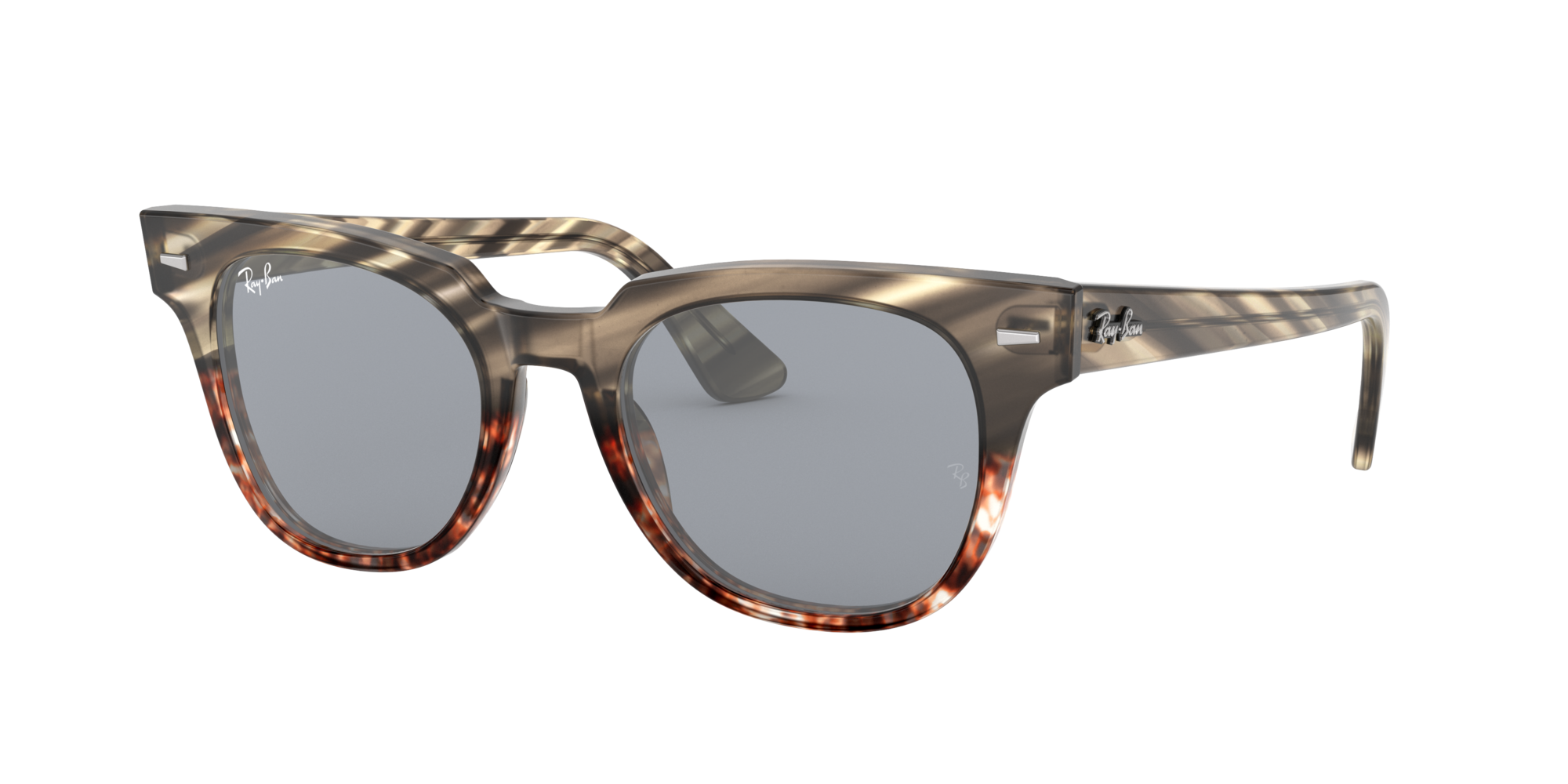 Ray-Ban RB2168 METEOR STRIPED HAVANA Grigio e Oro - Occhiali da Sole  8053672994759 | Salmoiraghi e Viganò