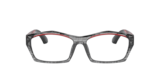 Pointillee Black/Transparent Red
