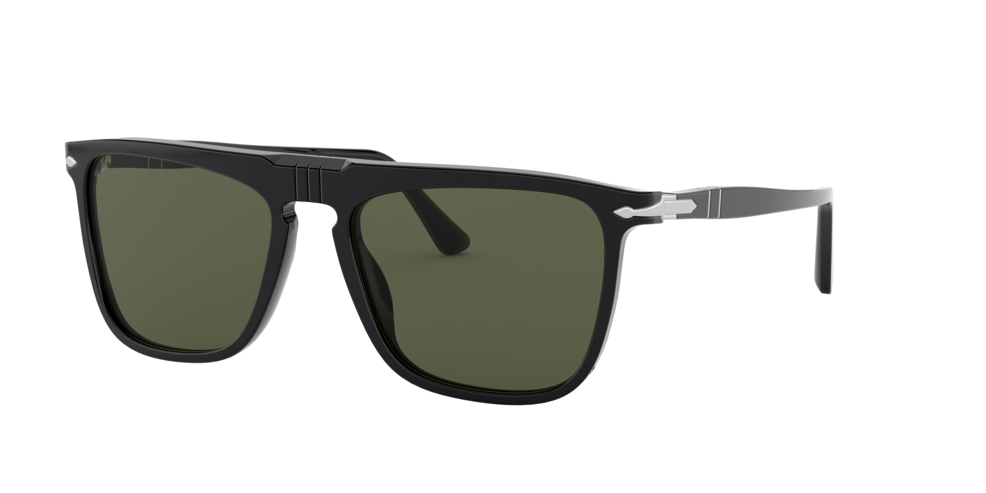 Persol PO3225S Nero e Verde - Occhiali da Sole 8056597058681 | Salmoiraghi  e Viganò