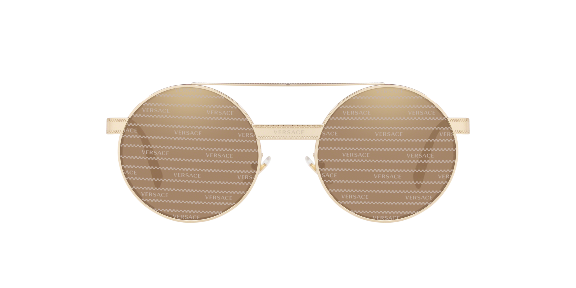 Versace VE2210 Oro e Marrone - Occhiali da Sole 8056597064873 | Salmoiraghi  e Viganò