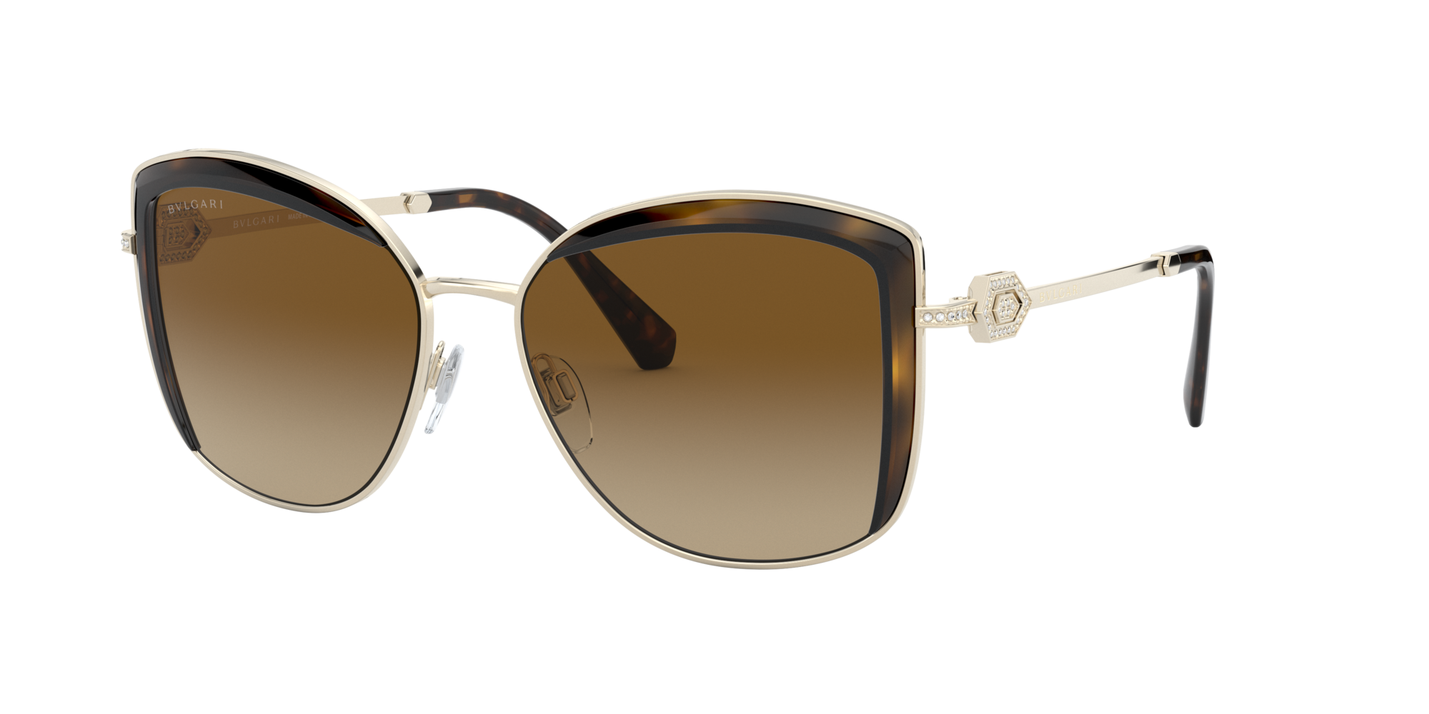 Bvlgari BV6128B Oro e Marrone - Occhiali da Sole 8056597116886 | Salmoiraghi  e Viganò