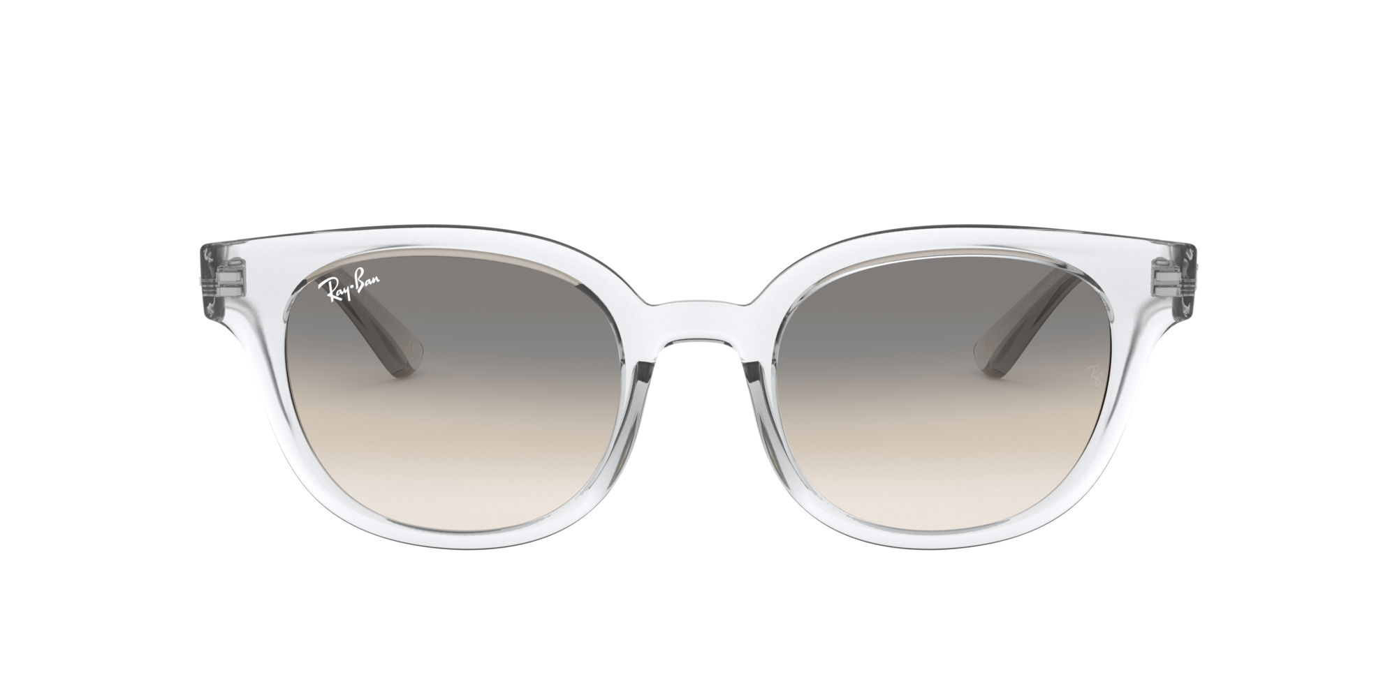 ray ban montatura trasparente