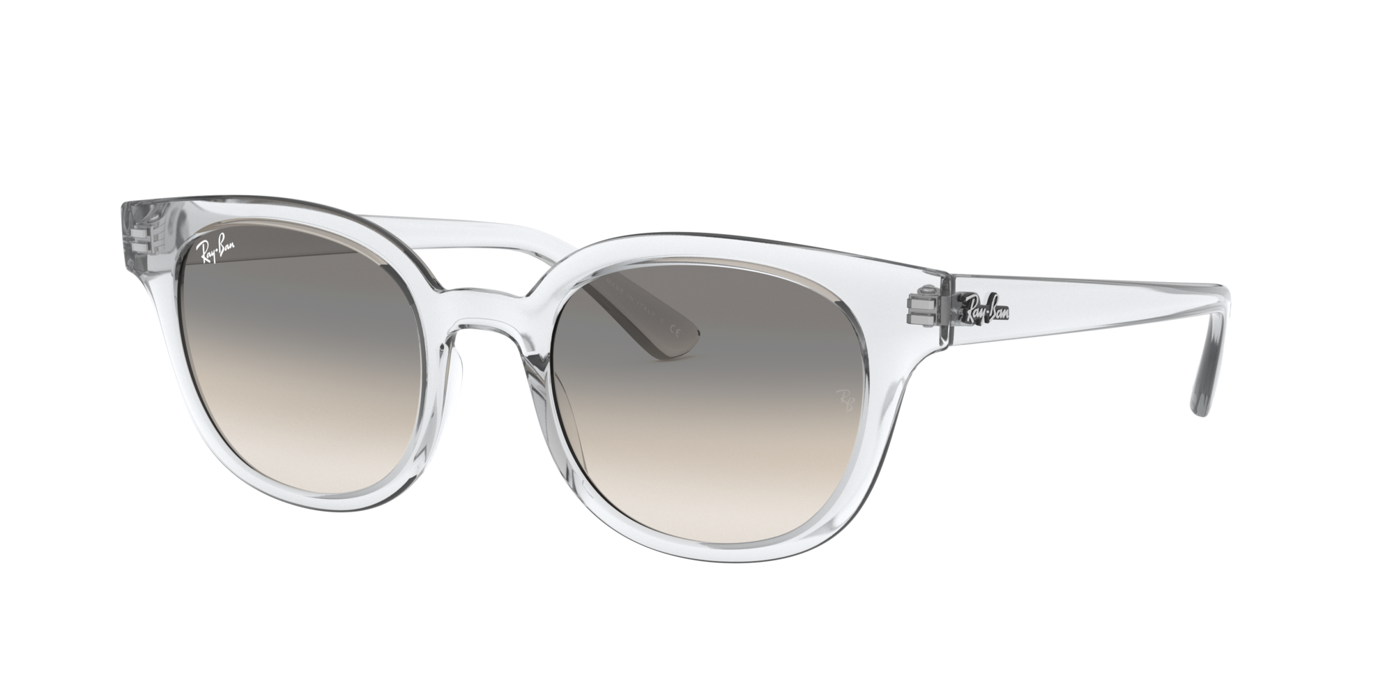 Ray-Ban RB4324 Trasparente e Grigio - Occhiali da Sole 8056597122726 |  Salmoiraghi e Viganò