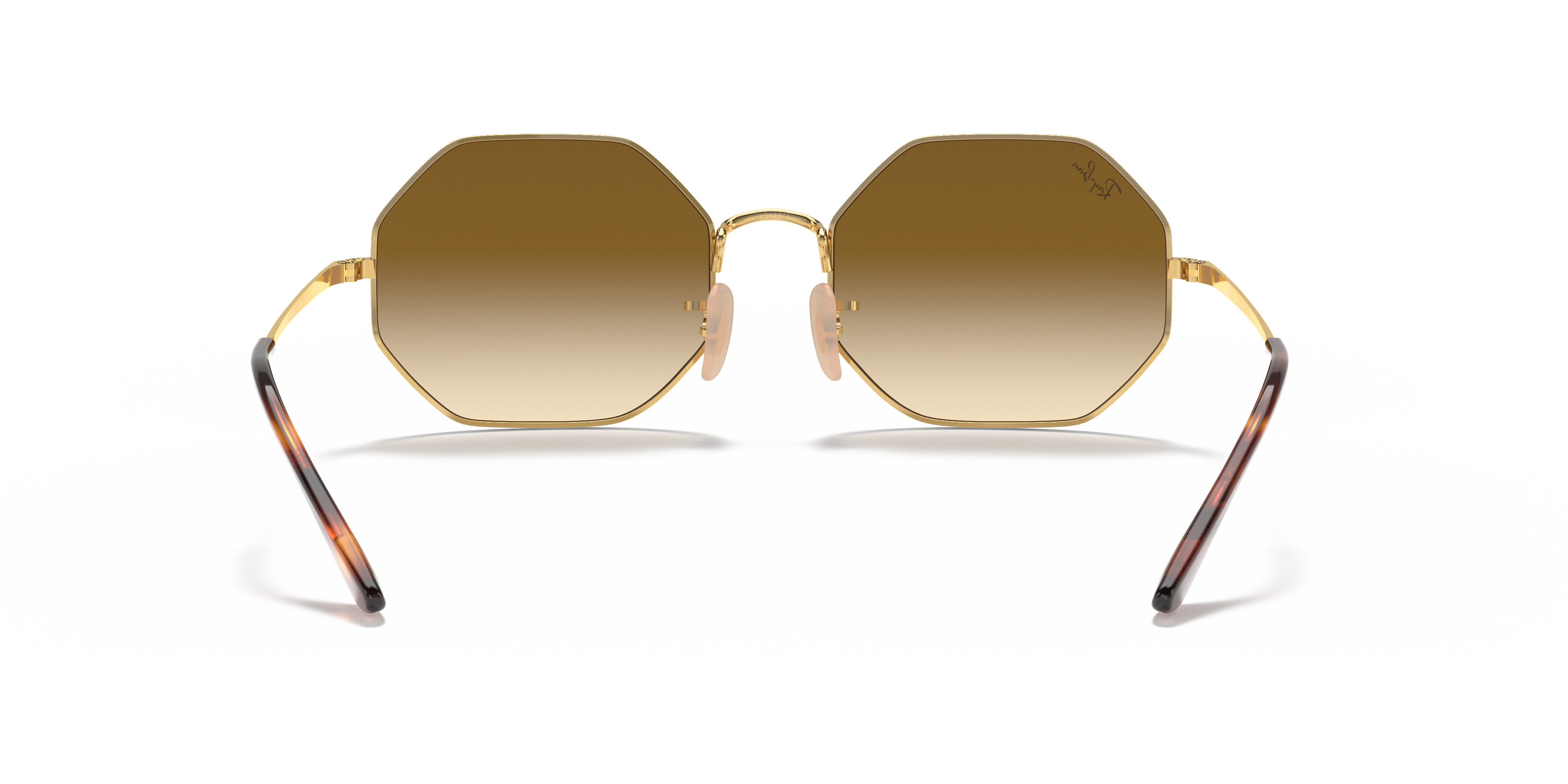 Ray-Ban RB1972 OCTAGON 1972 Oro e Marrone - Occhiali da Sole 8056597177498  | Salmoiraghi e Viganò