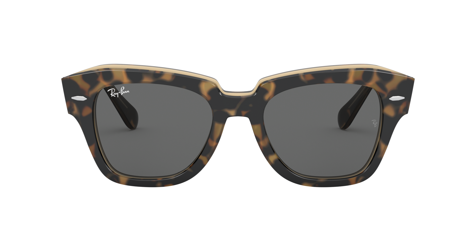 Ray-Ban RB2186 STATE STREET Tartarugato e Grigio - Occhiali da Sole  8056597177627 | Salmoiraghi e Viganò