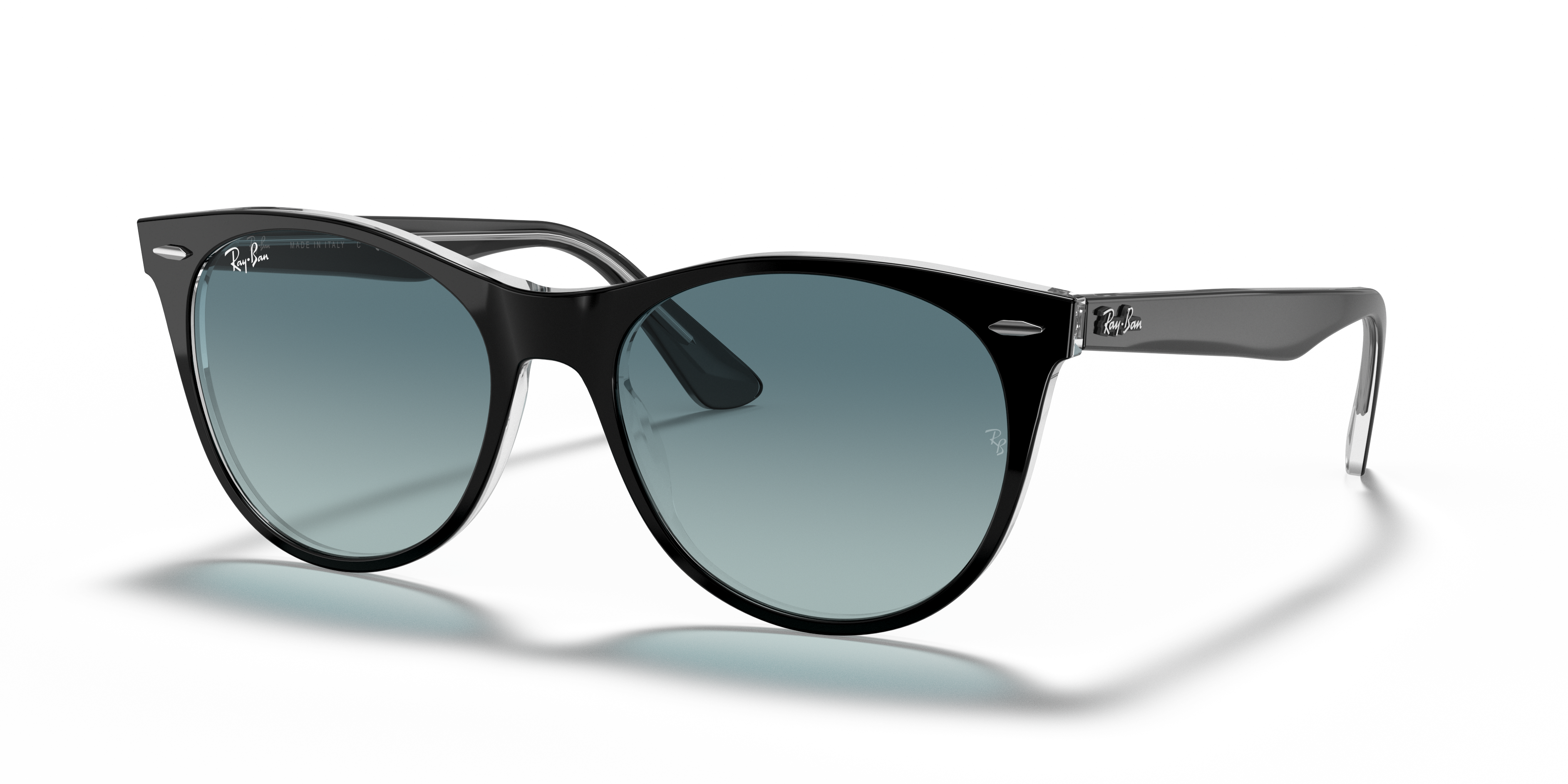 Ray-Ban RB2185 WAYFARER II CLASSIC Nero e Blu - Occhiali da Sole  8056597197885 | Salmoiraghi e Viganò
