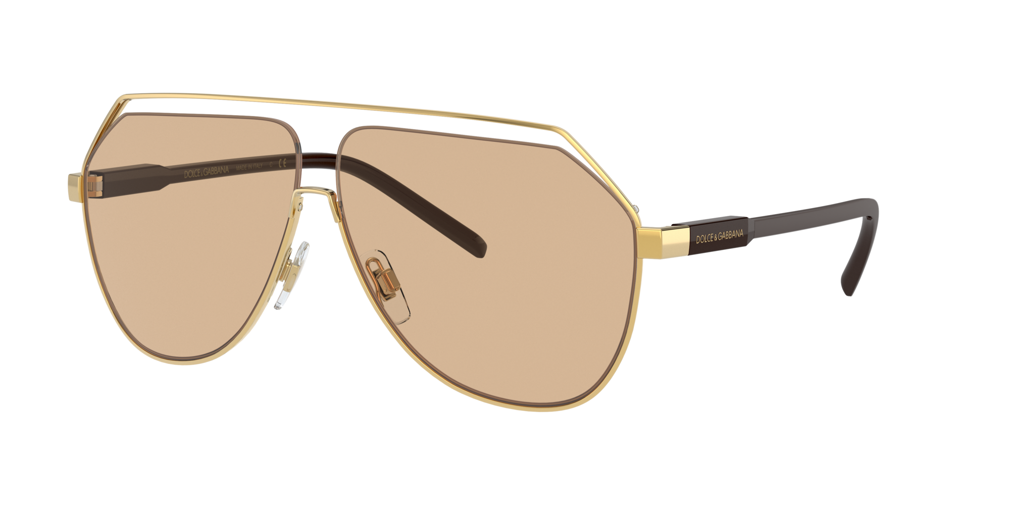 Dolce\u0026Gabbana DG2266 Oro e Marrone - Occhiali da Sole 8056597333283 |  Salmoiraghi e Viganò