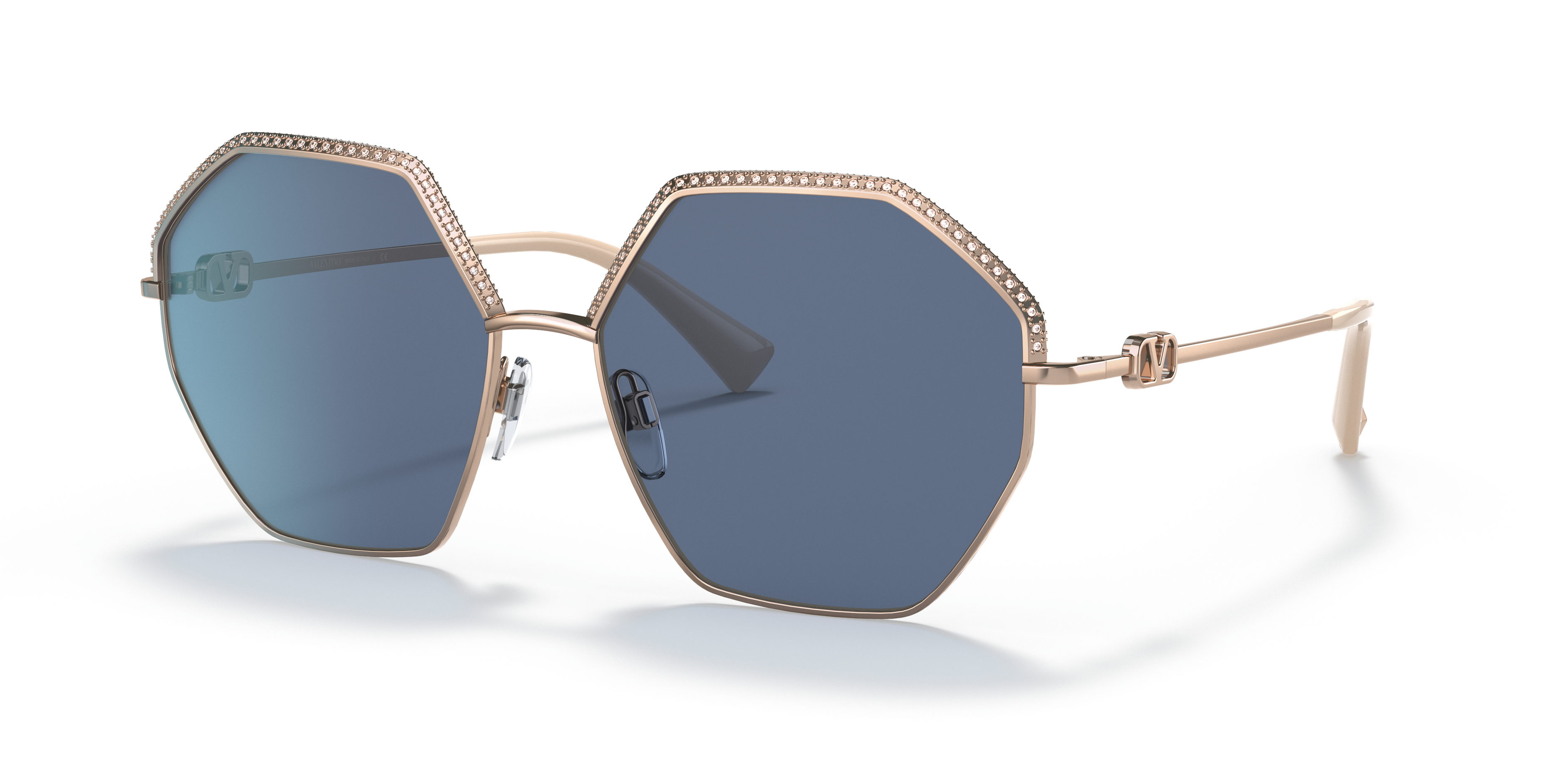 Valentino VA2044 Oro e Blu - Occhiali da Sole 8056597336895 | Salmoiraghi e  Viganò
