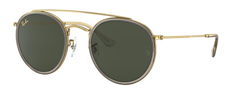 RB3647N Round Double Bridge Legend Gold