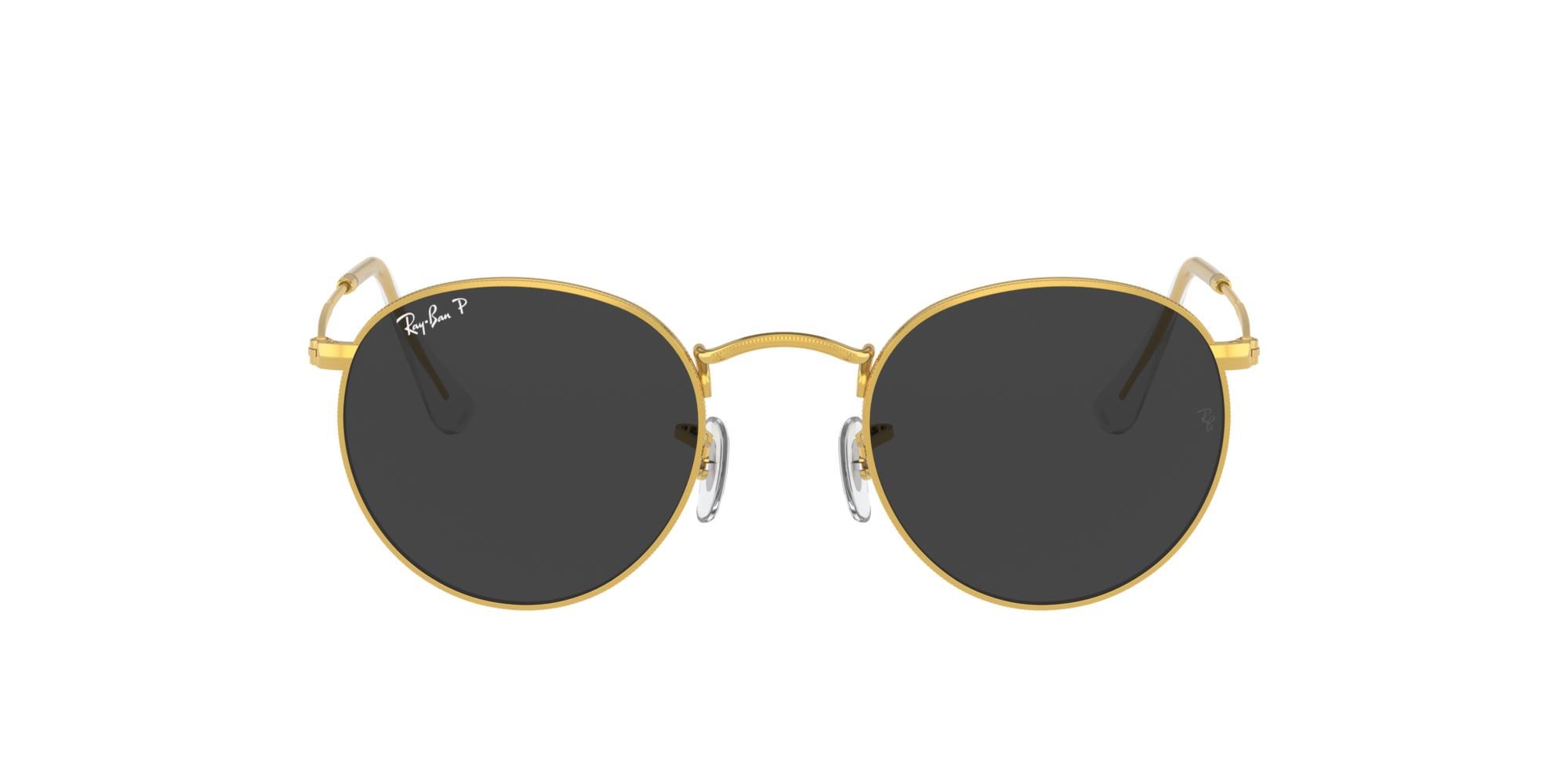 ray ban round metal neri