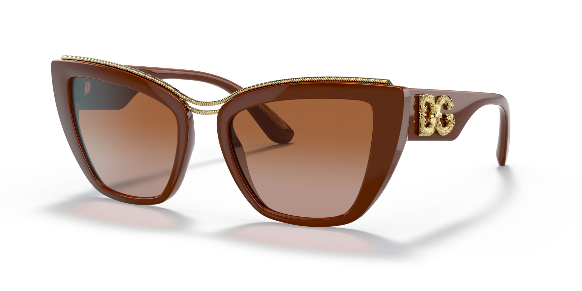 Dolce\u0026Gabbana DG6144 Marrone e Marrone - Occhiali da Sole 8056597365321 | Salmoiraghi  e Viganò