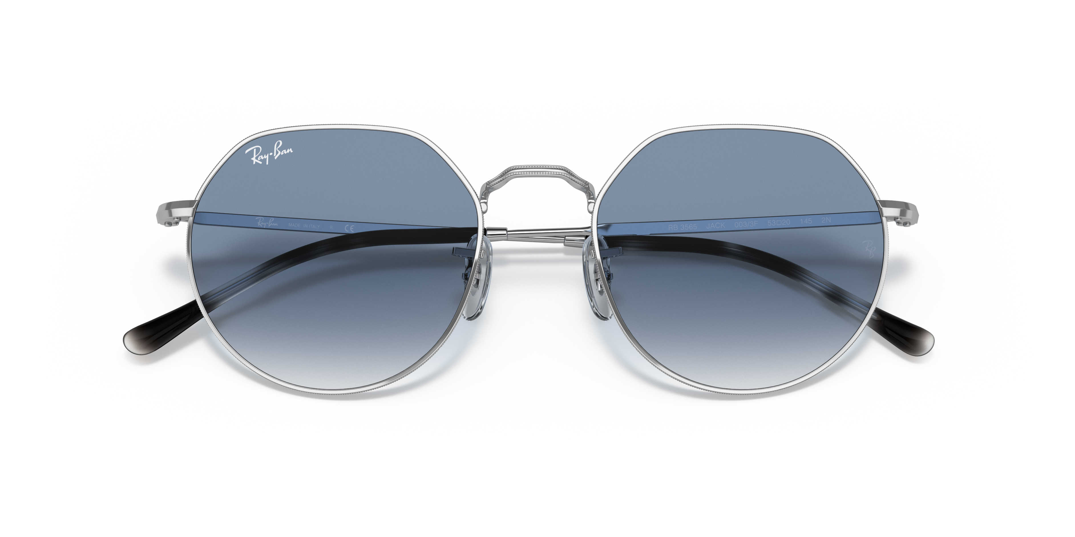 Ray-Ban RB3565 JACK Argento e Blu - Occhiali da Sole 8056597445160 |  Salmoiraghi e Viganò