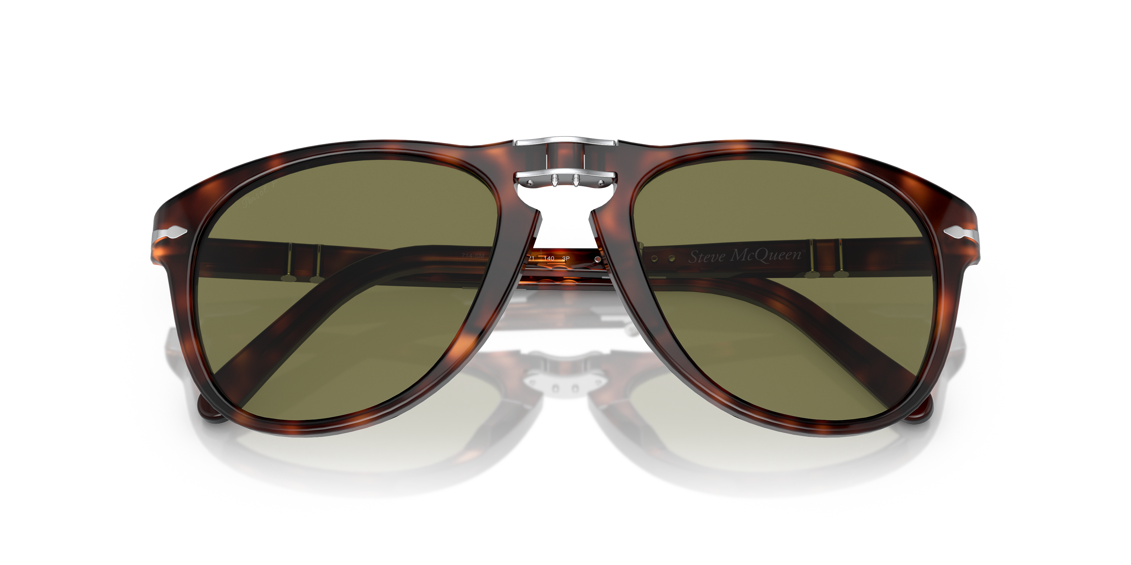 Persol PO0714SM 714SM - Steve McQueen Tartarugato e Verde - Occhiali da  Sole 8056597460286 | Salmoiraghi e Viganò