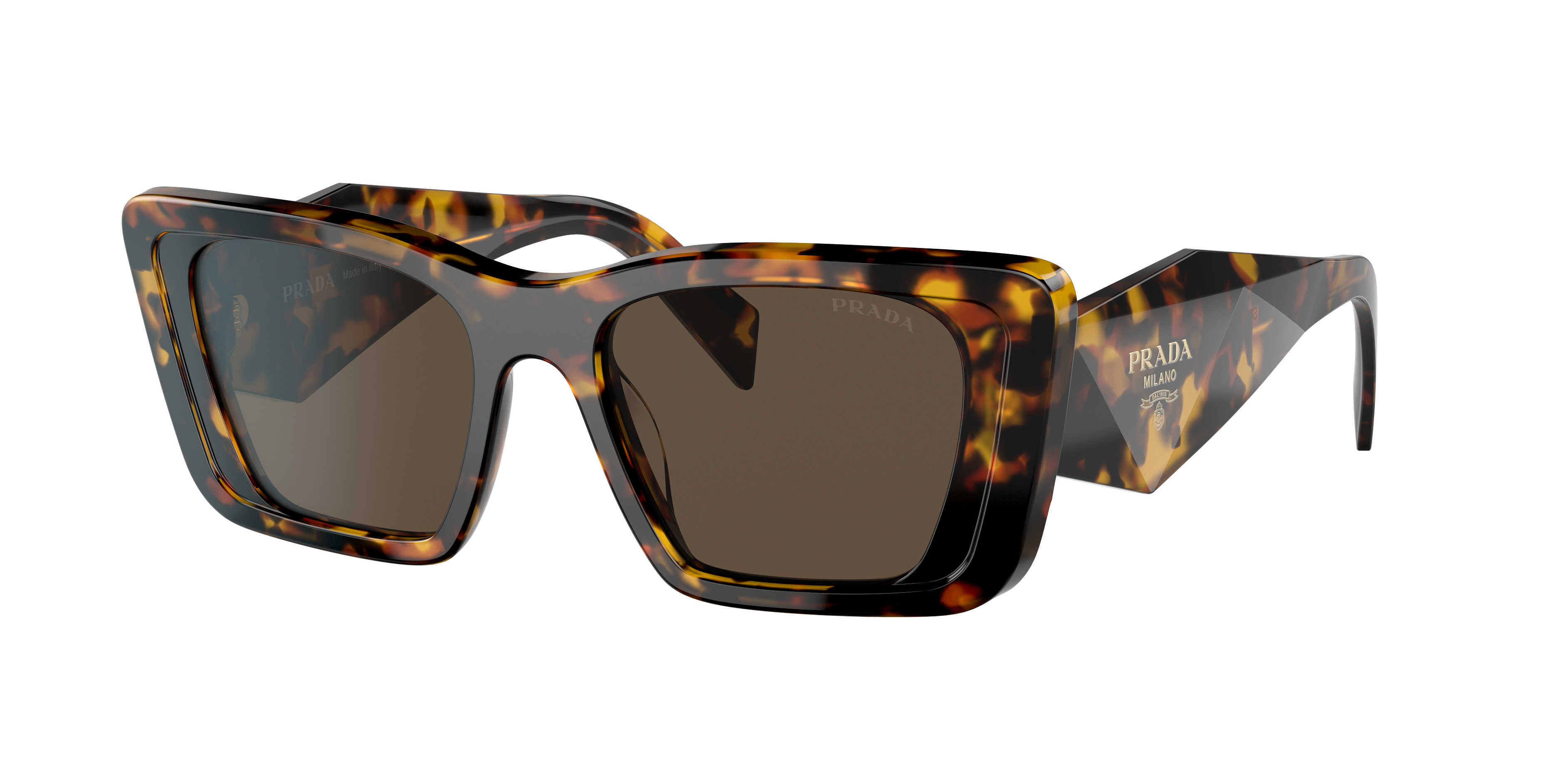 Prada PR 08YS Tartarugato e Marrone - Occhiali da Sole 8056597517447 |  Salmoiraghi e Viganò