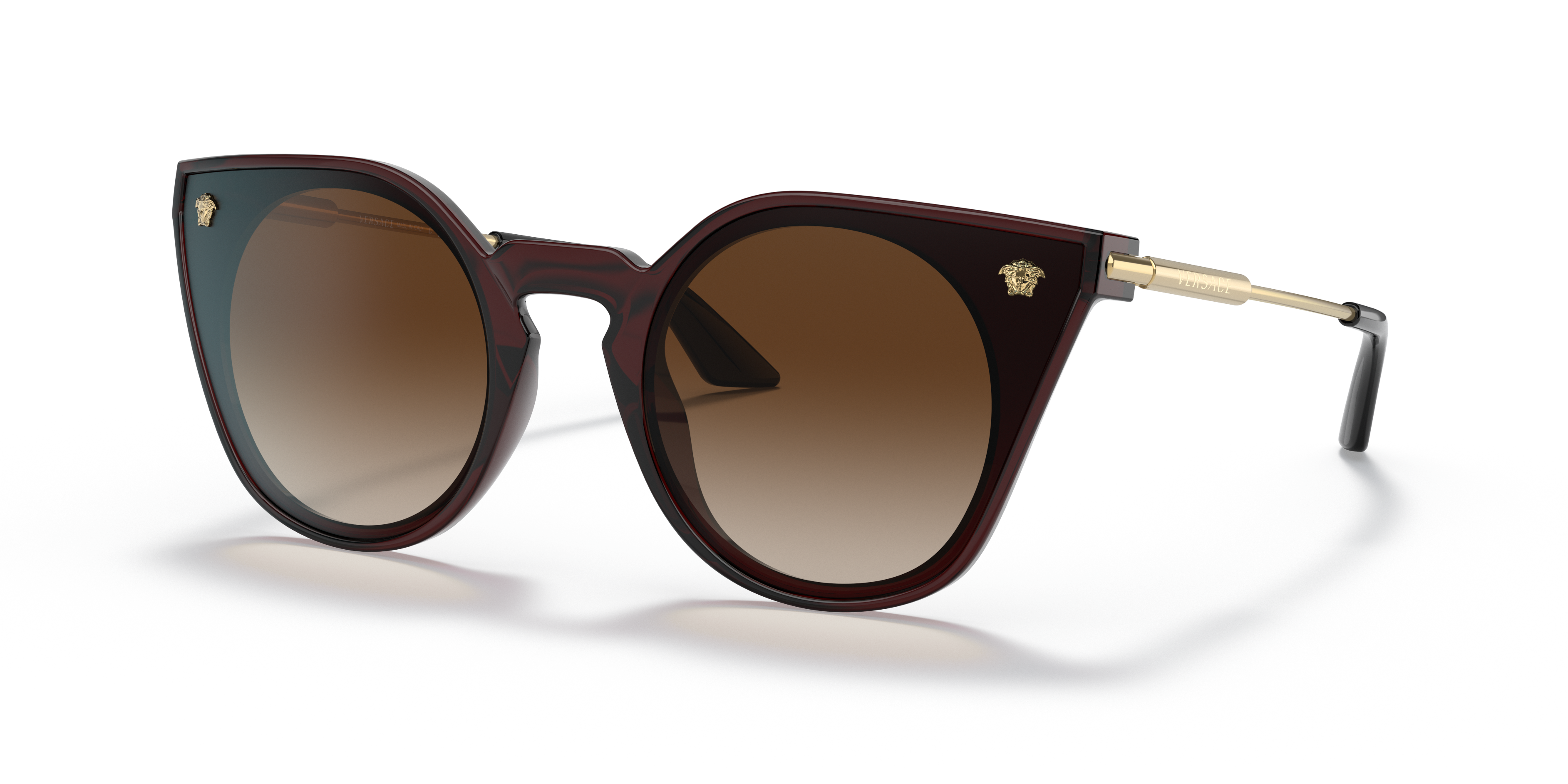 Versace VE4410 Rosso e Marrone - Occhiali da Sole 8056597531634 | Salmoiraghi  e Viganò