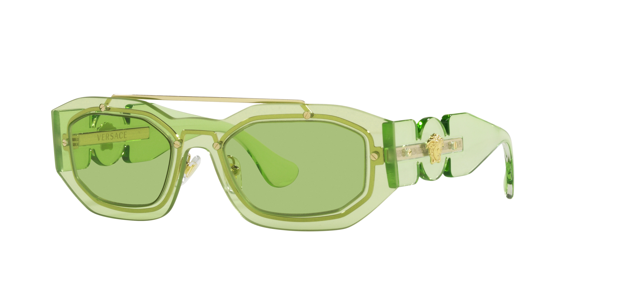 Versace VE2235 Biggie Verde e Verde - Occhiali da Sole 8056597540759 |  Salmoiraghi e Viganò