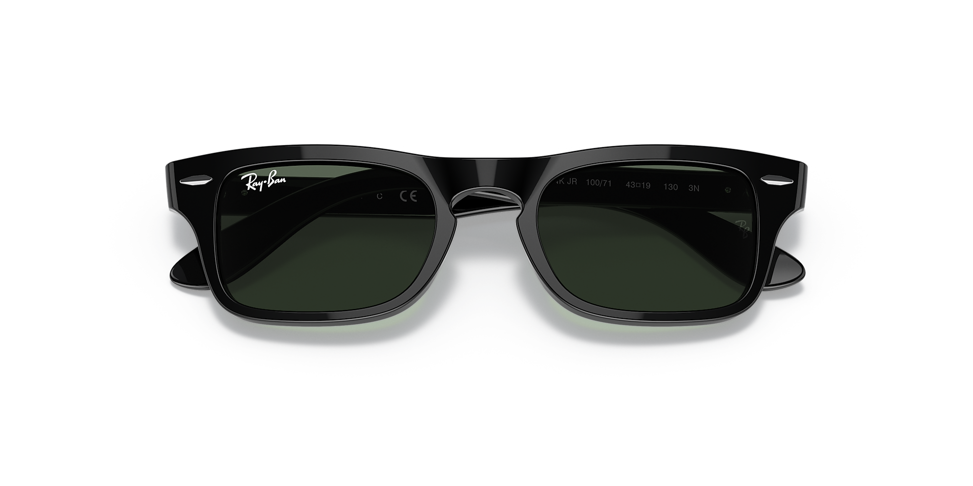 Ray-Ban RB9083S Burbank Kids Nero e Verde - Occhiali da Sole