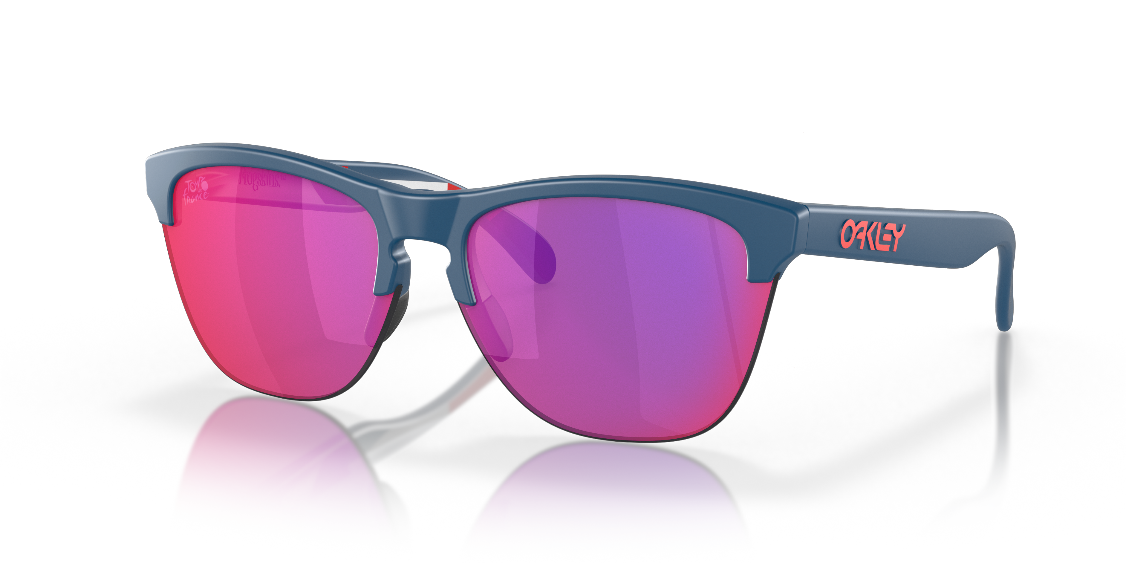 Oakley OO9374 2021 Tour de France™ Frogskins™ Lite Blu e Viola - Occhiali  da Sole 888392558305 | Salmoiraghi e Viganò