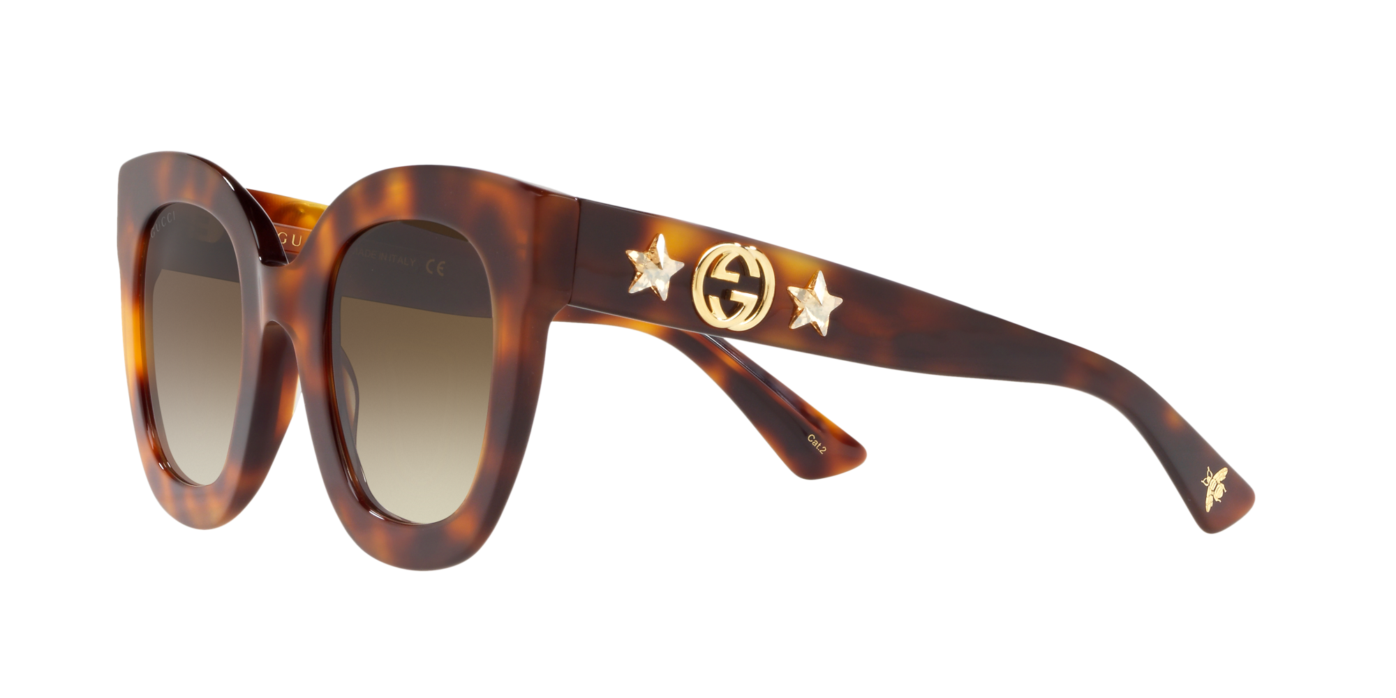 Gucci GG0208S Tartarugato e Marrone - Occhiali da Sole 889652091280 |  Salmoiraghi e Viganò