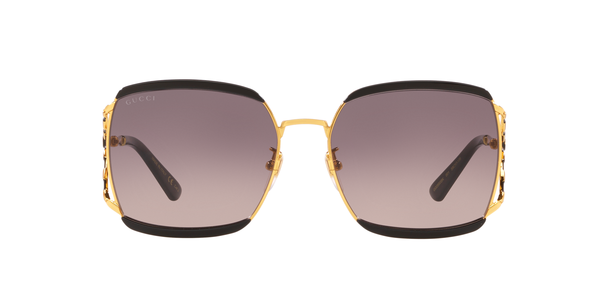 Gucci GG0593SK Oro e Grigio - Occhiali da Sole 889652256498 | Salmoiraghi e  Viganò