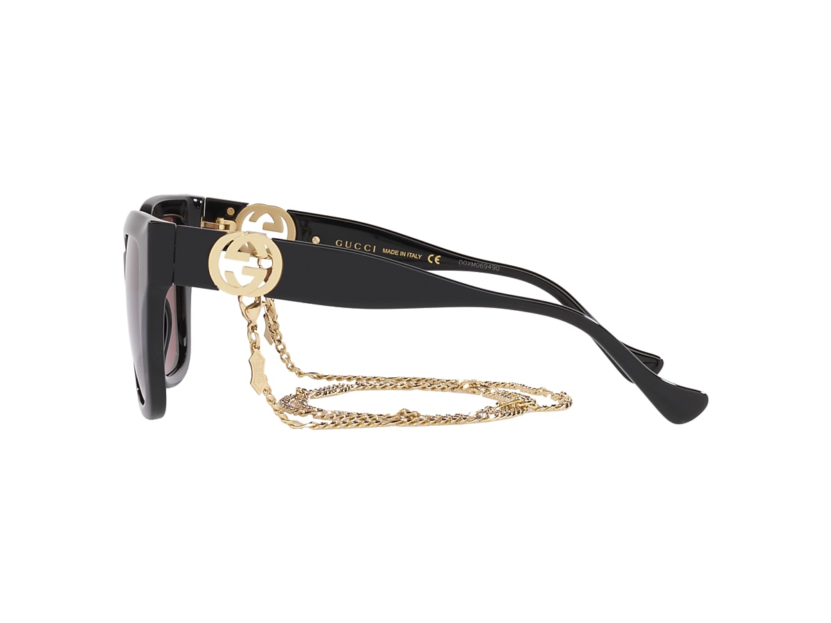 Gucci GG1023S Nero e Marrone Occhiali da Sole 889652356921